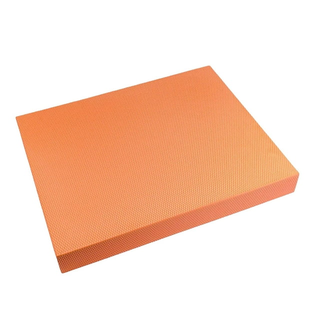 Esterilla de espuma antideslizante y resistente al desgaste para yoga, baile y entrenamientos en casa. Naranja