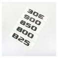 thumbnail image 3 of Glossy Black Letters B25 30E 900 850 800 700 ABS Emblem Fit For Mercedes Fit For Benz Brabus E W212 W213 Car Trunk Badge Logo Sticker, 3 of 6