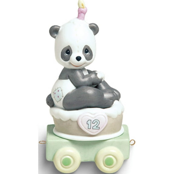 Fashion Precious Moments Age Twelve Panda Porcelain Figurine (5.9 X 2.9) Made In China gp713