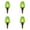 Green, variant on Automatic Plant Watering Balls 350 ml Self Watering Globes for Potted Plants Room Balcony Garden and Outdoor Plants (Orange)