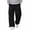 09#Black, variant on Casual Work Pants Featuring Cargo Pocket Design Loose Wide Leg Silhouette Straight Trousers for Everyday Streetwear