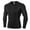 Black, variant on EQWLJWE Men's Compression Shirts Long Sleeve, Base-Layer Quick Dry Workout T Shirts Sports Running Tops