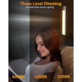thumbnail image 2 of shiyou-Under Cabinet Light, 34LED Motion Sensor Closet Light Indoor, 3 Colors Dimmable Under Cabinet Lighting Wireless, 1000mAh Battery Operated Rechargeable, Cabinet Led Closet Lights for Kitchen, 2 of 4
