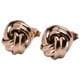 thumbnail image 1 of Aretes para Mujer de Nudo tipo Broqueles LuckyLy Acero Inoxidable con Baño Oro 18k Oro Rosa 18k o Plata Modelo Knot UNITALLA, 1 of 7