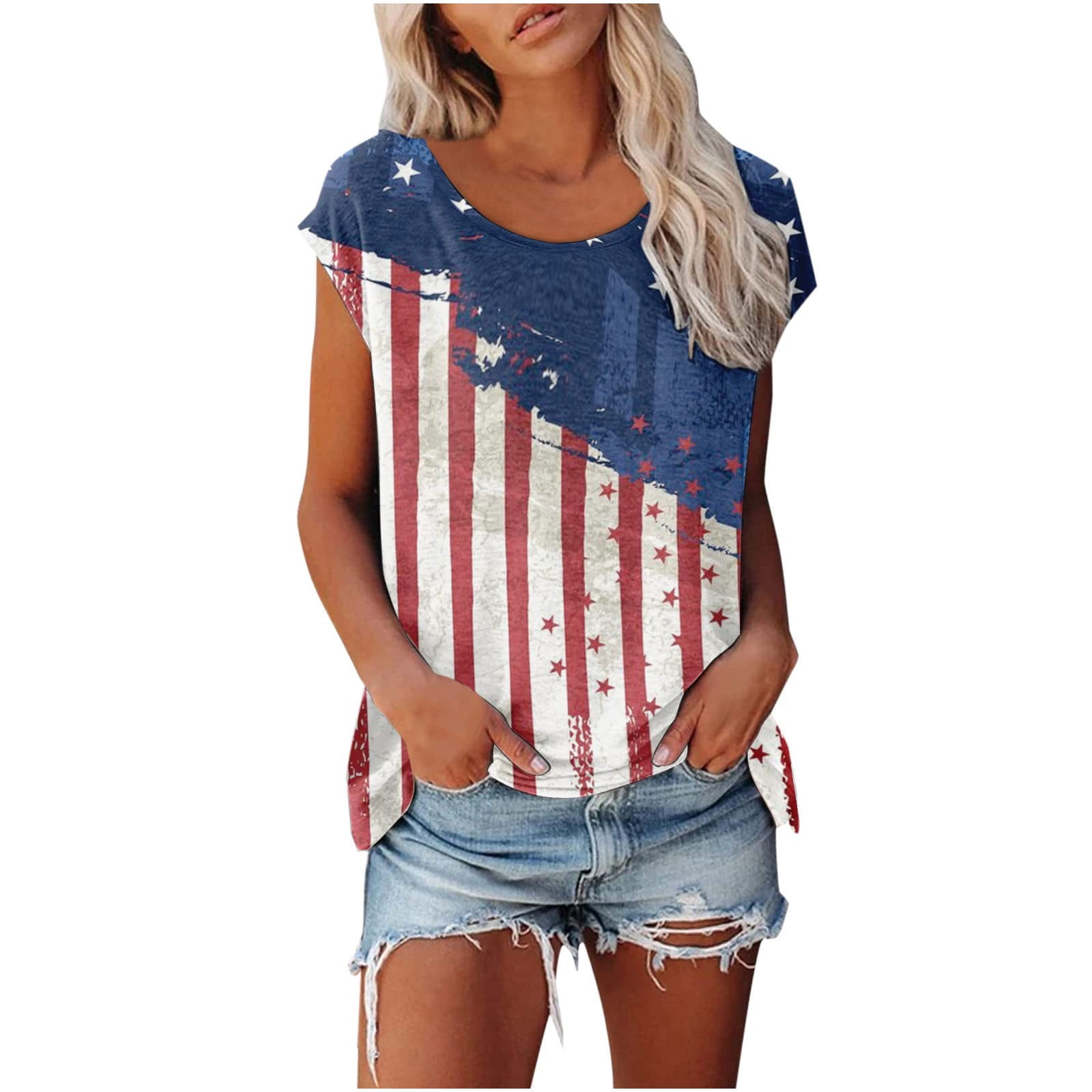 Fashion Round Neck Leisure Short Sleeve 