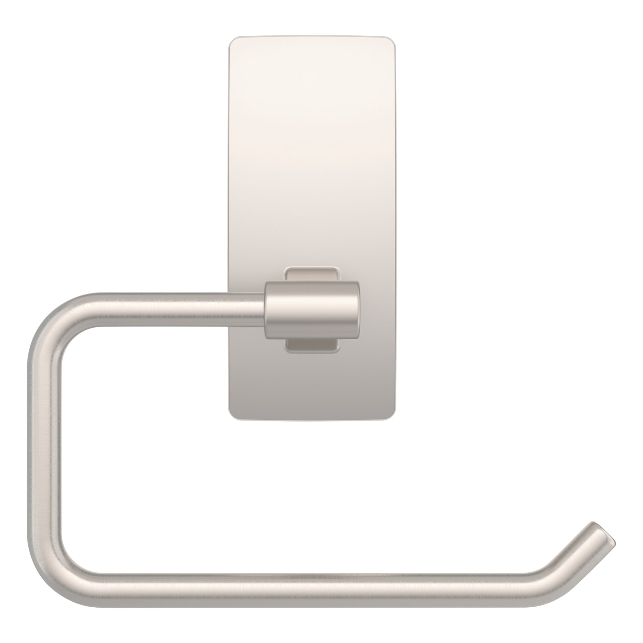 Command Bath Satin Nickel Toilet Paper Holder, 1 Toilet Paper Holder, 2 Strips