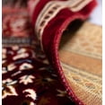 thumbnail image 4 of Modefa Turkish Islamic Prayer Rug - Multi Person Janamaz Sajada for Family or Large Gathering & Group Praying Carpet - Wide Velvet Praying Mat (18 Person: 130 x 118in), 4 of 6