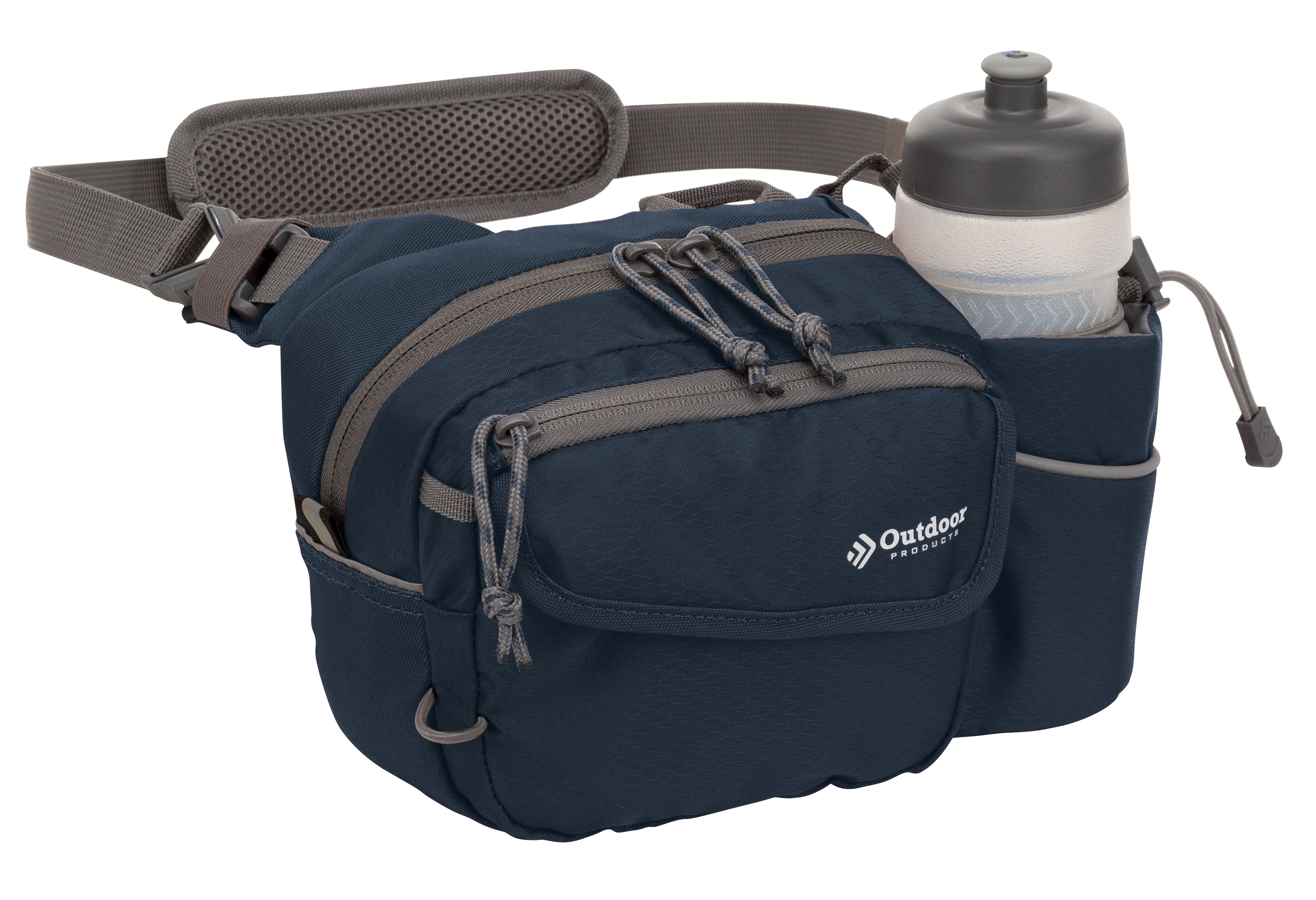 Outdoor Products Melrose 3 Ltr Waist Pack Shoulder Bag Fanny Pack, Blue, Unisex
