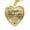 Gold 7L1, variant on Qonioi To My Daughter Heart Pendant Necklace, Stainless Steel Adjustable Chain for Mom Daughter Gift, Heart Necklace Family Jewelry