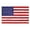 Blue, variant on Flag Outdoor USA Heavy Duty Flags With Embroidered Sewn Stripes And Brass