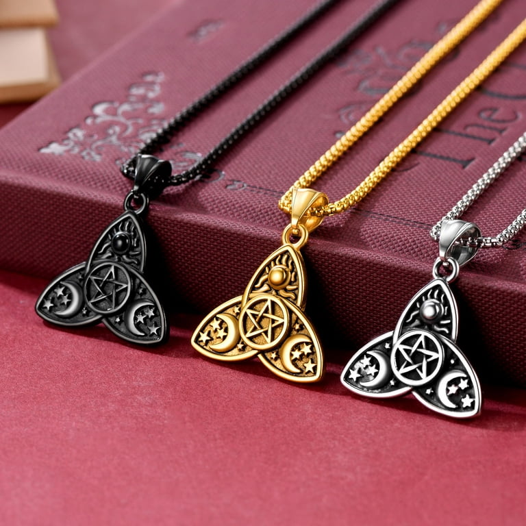 5pcs Yoga Goddess Charms Pendant Charm Pagan Jewelry Wicca Witchy Charms  for Women Yoga Nymph Accessories - (Metal Color: 1)