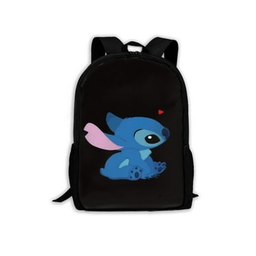 Stitch Backpack Large Capacity Multifunctional Cute Stitch Schoolbag for Men Women Teenager Hiking Camping Travel