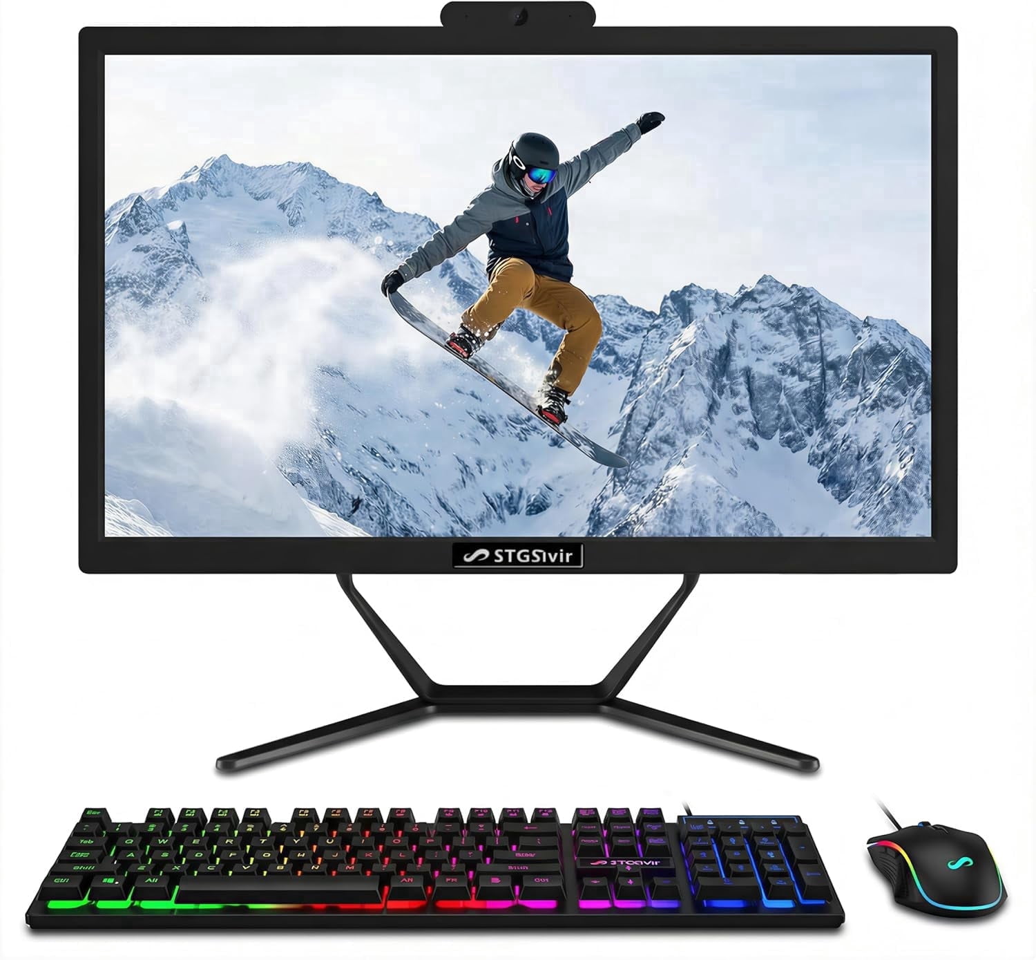 HP 21.45 inch All-in-One Desktop FHD Display Intel Pentium 8G