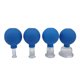 thumbnail image 2 of Qarigey Herramienta de ventosas de 4 piezas, accesorios de tratamiento para el hogar, cuidado Personal, tazas de terapia corporal segura para hombres y Tratamientos faciales Azul Qarigey CE013668-02, 2 of 6
