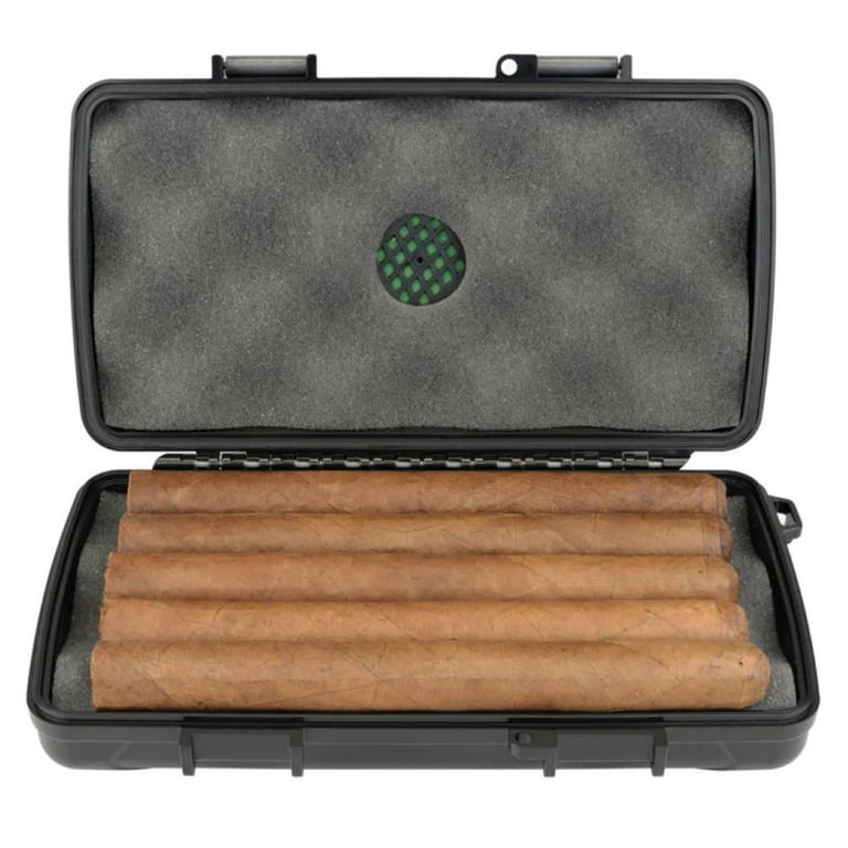 XIKAR® 205XI Cigar Humidor Travel Case Black (5 cigar capacity