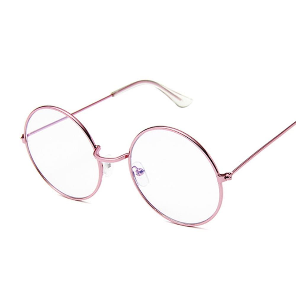 Gold rimmed fake glasses hotsell