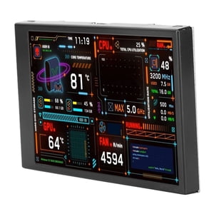 Computer CPU Monitor,3.5in Computer Temp Monitor Computer Sensor Panel Computer Temp Monitor Top of the Line