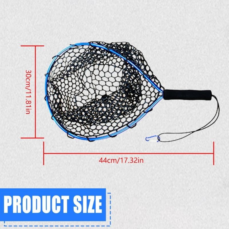 CEORPER Landing Net Freshwater Saltwater Fishing Landing Net Fishing Tackle Tool