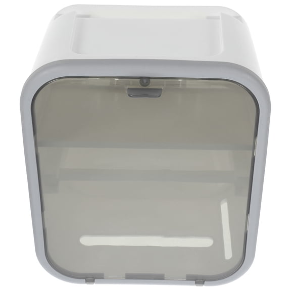 FOMIYES Bathroom Wipes Holder Transparent Wall Mount Large Capacity Families 1Set