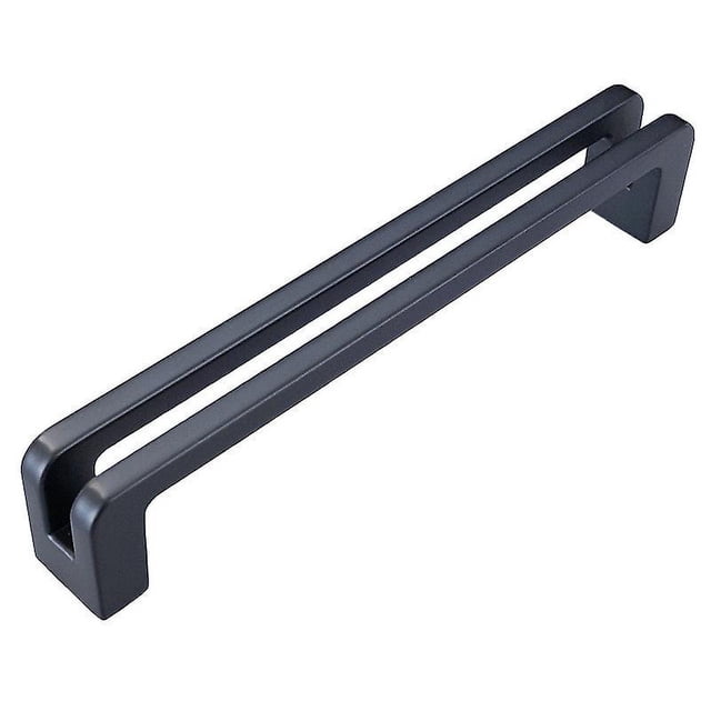 Tiradores para cajones de 6 piezas, tiradores negros para muebles con distancia central de 128 mm, tiradores para gabinetes de cocina modernos, tiradores para puertas de armario de