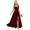 Cabernet, variant on Junior Bridesmaid Dresses for Girls Formal Dress with Spaghetti Straps High Slit Skirt Elegant Teen Dresses Perfect for Weddings Parties