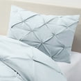 thumbnail image 2 of Nestl  Pinch Pleat Duvet and Comforter Set - Down Alternative Comforter and Ultra Soft Microfiber Duvet Set Ice Blue Twin 3 Piece, 2 of 5