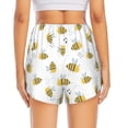 thumbnail image 4 of Goofa Bee Printed Women 2 in 1 Running Shorts,Quick Dry Athletic Workout Shorts,High Waisted Athletic Shorts with Liner Pockets-Small, 4 of 9
