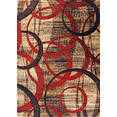 thumbnail image 2 of Chester Abstract Red/Brown Area Rug, 2 of 10