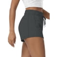 thumbnail image 3 of Sundazz Womens Sweat Shorts High Waisted Running Gym Workout Shorts Summer Casual Shorts with Pockets,Gray,L, 3 of 9