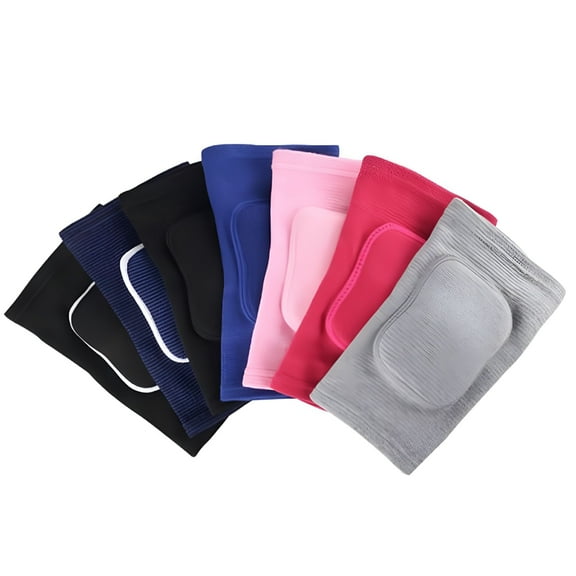 TELOLY 2PCS Elastic Elbow Pads Thickened Sponge Elbow Knee Protectors Guard Basketball Volleyball Sport Arm Sleeve Pad Adults Children
