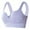 Purple, variant on Fewfanhot Womens Padded Sexy Push Up Bralettes, Seamless Wireless Shockproof Bras for Yoga, Workout