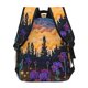thumbnail image 4 of Easygdp Cosmic Irises At Twilight Mochila Ergonómica Versátil para Laptop - Múltiples Bolsillos, Correas Ajustables, Unisex para Escuela, Viajes y Actividades al Aire Libre-One Size, 4 of 5