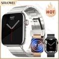 thumbnail image 2 of Reloj inteligente 2023 NFC para hombres y mujeres, reloj inteligente para acceso a la puerta, desbloqueo, reloj personalizado, llamada Bluetooth, carga inalámbrica, pulsera de Fitness Tan Jianjun unisex, 2 of 2
