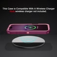 thumbnail image 5 of Petocase For iPhone 16 Pro Case,Shockproof Rugged Full Body Protection Heavy Duty Dust/Drop Proof 3-Layer Cover Case for iPhone 16 Pro 6.3'' 2024,Red/Pink, 5 of 8