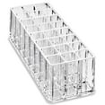 thumbnail image 4 of JGJJUGN 24 Slots Acrylic Lipstick Organizer, Clear Makeup Storage for Lip Gloss, Brushes, and Bottles - Stylish Tabletop Display for Cosmetics, 4 of 9