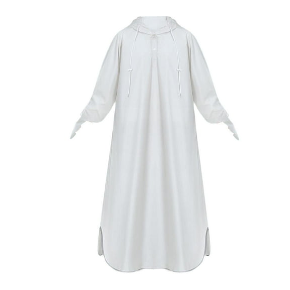 SunniMix Women Hooded Raincoat PVC Rain Jacket for Climbing Backpacking Outdoor Sport