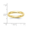 thumbnail image 5 of 10k Yellow Gold 3mm Standard Weight Comfort Fit Wedding Band Size 9, 5 of 6