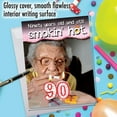 thumbnail image 5 of 1 Large Funny Birthday Greeting Card (8.5 x 11 Inch) - Years Old and Hot Milestones 90 J9082MBG-US, 5 of 6