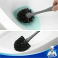 thumbnail image 3 of MR.Siga Toilet Plunger and Bowl Brush Combo for Bathroom Cleaning, Gray, 2 Sets,for adult, 3 of 9
