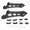 10 inch, variant on Universal Car Rear Wing Trunk Racing Tail Air Spoiler Legs Mounting Brackets Holder 5/7/10inch Auto Modification Accessories