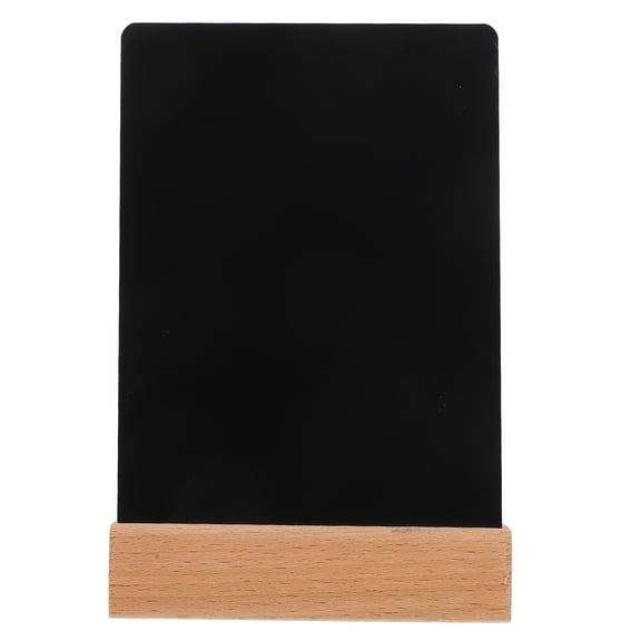 Standing Chalkboard Sign for Decor Multi Functional Price Board Display Stand Black 1 Set