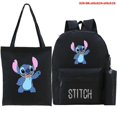 thumbnail image 2 of Stitch Pattern Print Backpack Set Student Schoolbag Backpack + Pencil Case + Handbag Three-piece Set_s, 2 of 3