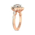 thumbnail image 4 of 2 Carat IGI Certified Round Shape Lab Grown Diamond Engagement Ring | 14K Rose Gold | Melody Vintage Halo Lab Diamond Ring | FG-VS1-VS2 Quality Friendly Diamonds, 4 of 5