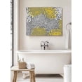 thumbnail image 6 of Yellow Gray Floral Wall Art for Living Room,Canvas Picture Wall Decor for Bathroom Bedroom,Farmhouse Retro Abstract Flowers Art Painting Artwork for Office Kitchen Hallway Dining Room Decor 24"x32", 6 of 8