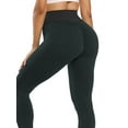 thumbnail image 2 of FUTATA Anti Cellulite Ruched Butt Lifting Leggings High Waist Tummy Control Yoga Pants Textured Booty Tights, 2 of 6