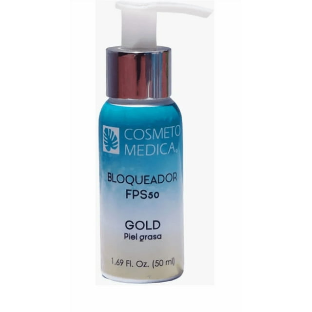 Bloqueador Solar Fps50 Con Color Gold Para Pieles Grasas 50ml