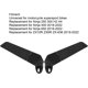 thumbnail image 3 of Sucie 2pcs Modified Motorcycle Wing Rearview Mirrors, Adjustable Rotating Side Mirrors Wind Swivel Wing Mirrors Multi Angle Compatible With Ninja 250, 3 of 5