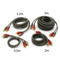 thumbnail image 1 of Pure Copper Audio Cable Audio Cord Power Amplifier PVC Cable For Car Audio System, 1 of 8