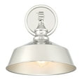 thumbnail image 3 of Trade Winds Grady 1-Light Wall Sconce in Polished Nickel, 3 of 5