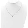 thumbnail image 4 of Sterling Silver Rhodium-Plated Cz 18In Necklace (18 X 1.29) Made In China qg4295-18, 4 of 6